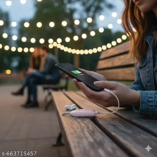 Mobile Accessories | Mini Emergency Pod, 1500mAh Keychain Portable Charger for Type - C